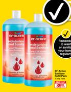 EF-Active Sanitizer Refill Pack-1Ltr Each