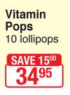 Vi-Daylin Vitamin Pops 10 Lollipops