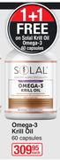 Solal Omega-3 Krill Oil 60 Capsules-Each
