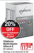 Vitaforce Multivitamin Ultra A-Z 60 Tablts