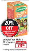 Jungle Vites Multi V 60 Chewable Tablets