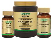 Dis-Chem Gold Cold Pressed Flaxseed Oil 1000mg 365 Softgel Capsules