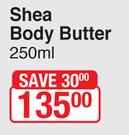 Mineraline Shea Body Butter-250ml
