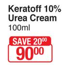 Bionike Proxera Keratoff 10% Urea Cream-100ml