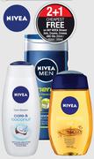 Nivea Shower Gel Or Cream Assorted-250ml Each