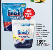 Finish Powerball Power All In 1 Max 56 Tab Or Quantum All In Max 50 Tabs-Each