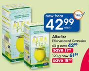Alkafizz Effervescent Granules-60g Each