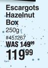 Hamlet Escargots Hazelnut Box-250g