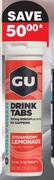 GU Hydration Drink Tabs 12 Effervescent Tablets Assorted