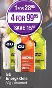GU Energy Gels Assorted-32g