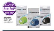 Spidertech Spider Tape Assorted Colours-For 2 x 50mm x 5m
