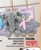 Warm Me Up Microwaveable Heat Pack With Cover Assorted Characters-Each