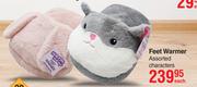 Warm Me Up Feet Warmer Assorted Characters-Each
