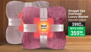 Heat Holders Snuggle Ups Oversized Luxury Blanket Assorted Colours-Each