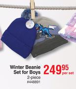 Cosmic Winter Beanie Set For Boys 2 Piece-Per Set