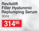 L'Oreal Revitalift Filler Hyaluronic Replumpinkg Serum-30ml