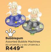 Bubblegum Assorted Bubble Machines BG-UFOBM/BLU Or BG-UFOBM/BLA