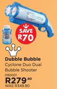 Dubble Bubble Cyclone Duo Dual Bubble Shooter DB0001
