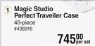 Magic Studio Perfect Traveller Case 40 Piece-Per Set
