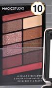 Magic Studio Eyeshadow & Blush Palette 10 Colours