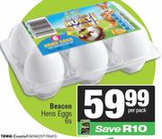 Beacon Hens Eggs-6s Per Pack