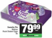 Sweetie Pie Mallow Rock Shaker Eggs-6s