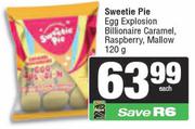Sweetie Pie Egg Explosion Billonaire Caramel,Raspberry Mallow-120g