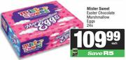 Mister Sweet Easter Chocolate Marshmallow Eggs-24s