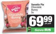Sweetie Pie Chocolate Bunny-5s Per Pack