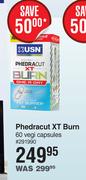 USN Phedra Cut XT Burn 60 Vegi Capsules