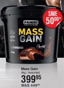 Primal Mass Gain Assorted-4Kg
