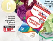 Activo Vite Complete Multivitamin & mineral-30 Caplets 