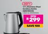 Defy Stainless Steel Cordless Kettle WK5100JS
