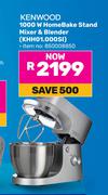 Kenwood 1000W Home Bake Stand Mixer & Blender KHH01.000SI