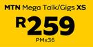Honor X7a LTE-On MTN Mega Talk/Gigs XS