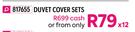 Talia Basic 5 Piece Duvet Cover Sets (Double)