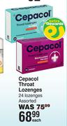 Cepacol Throat Lozenges 24 Lozenges Assorted-Each