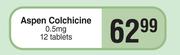 Aspen Colchicine 0.5mg 12 Tablets