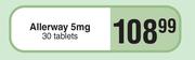Allerway 5mg 30 Tablets