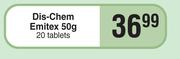 Dis-Chem Emitex 50g 20 Tablets
