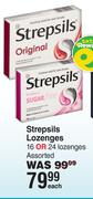 Strepsils Lozenges 16 Or 24 Lozenges Assorted-Each