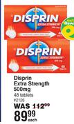 Disprin Extra Strength 500mg 48 Tablets-Each