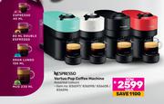 Nespresso Vertuo Pop Coffee Machine-Each
