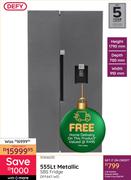 Defy 555L Metallic SBS Fridge DFF647-WD 10306035