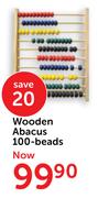 Wooden Abacus 100-Beads