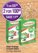 Futurelife High Energy Crunch Bars Assorted-4 x 40g