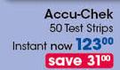 Accu-Chek 50 Test Strips Instant-Per Pack