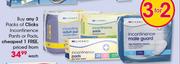 Clicks Incontinence Pants Or Pads-Each