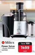 Milex Power Juicer MMJ002 461090-Each