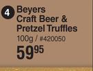 Beyers Craft Beer & Pretzel Truffles-100g